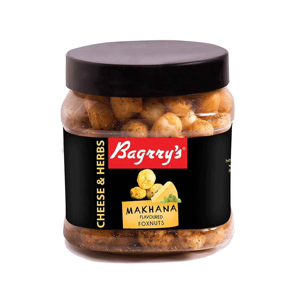 BAGRRY'S MAKHANA CHEESE 100GM